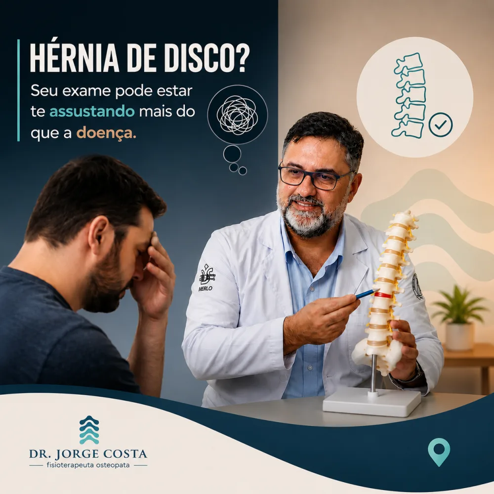 Hérnia de disco? seu exame pode estar te assustando mais do que a doença.