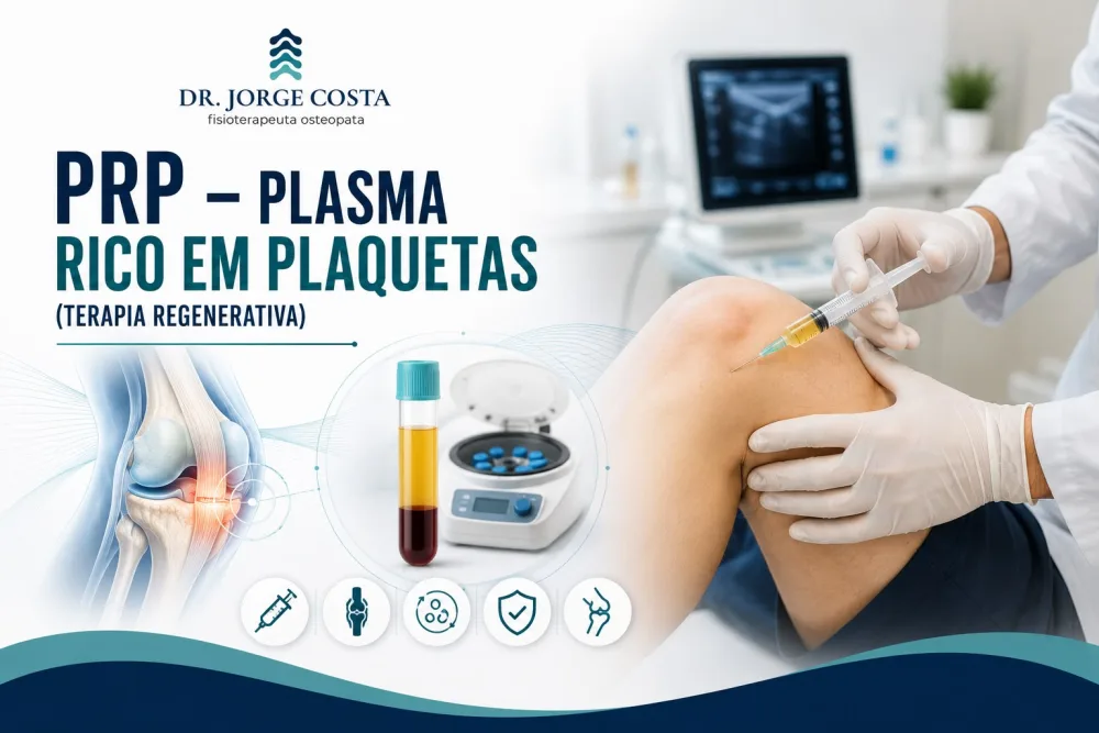 Terapia regenerativa com PRP — Dr. Jorge Costa
